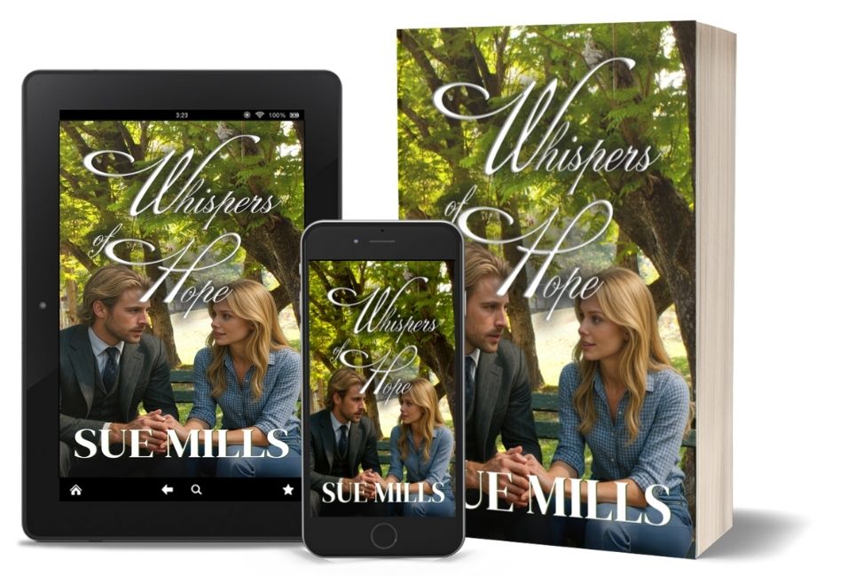 Whispers of Hope by Sue Mills author. Robbie and Jenny